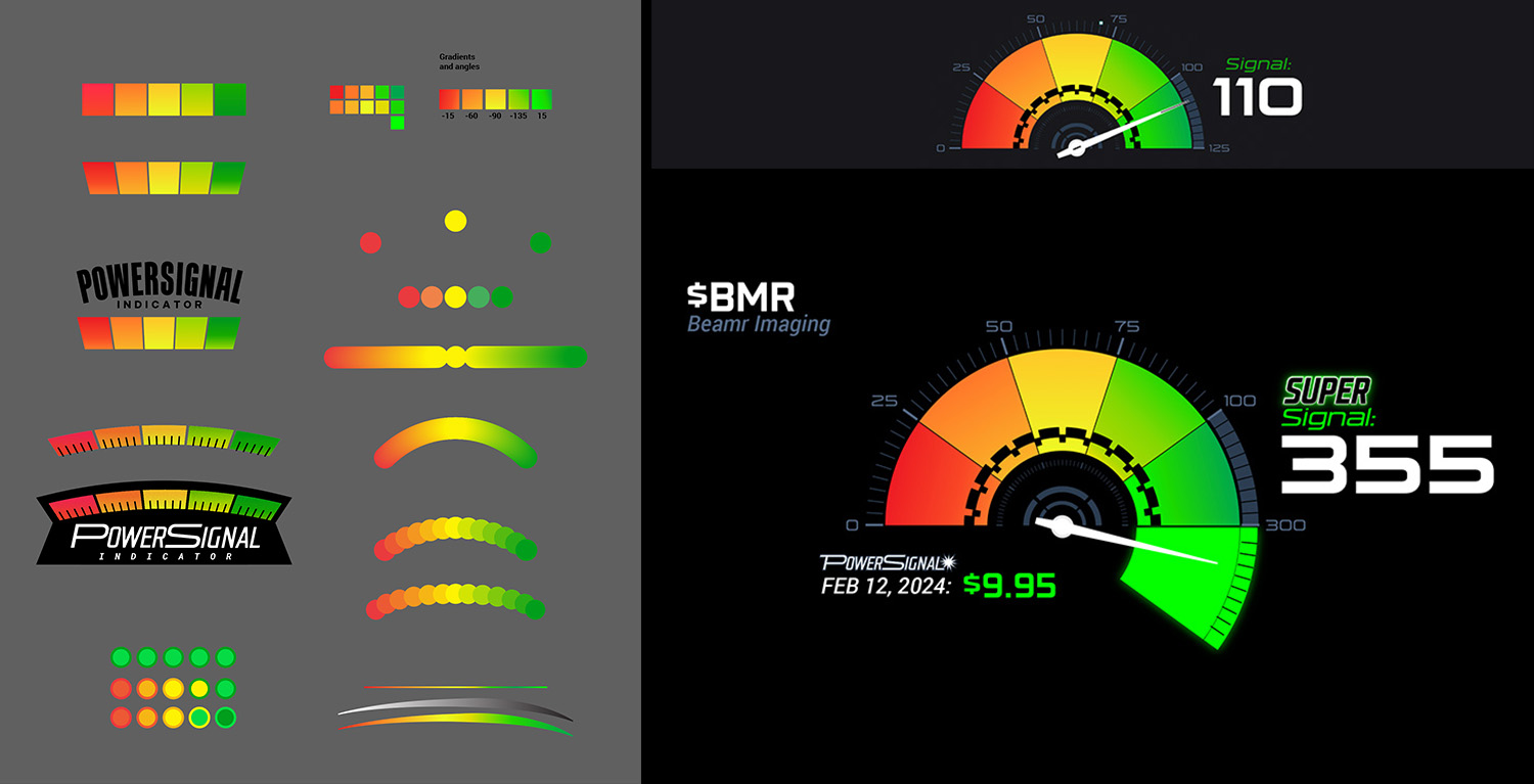 PowerSignal gauge design concepts
