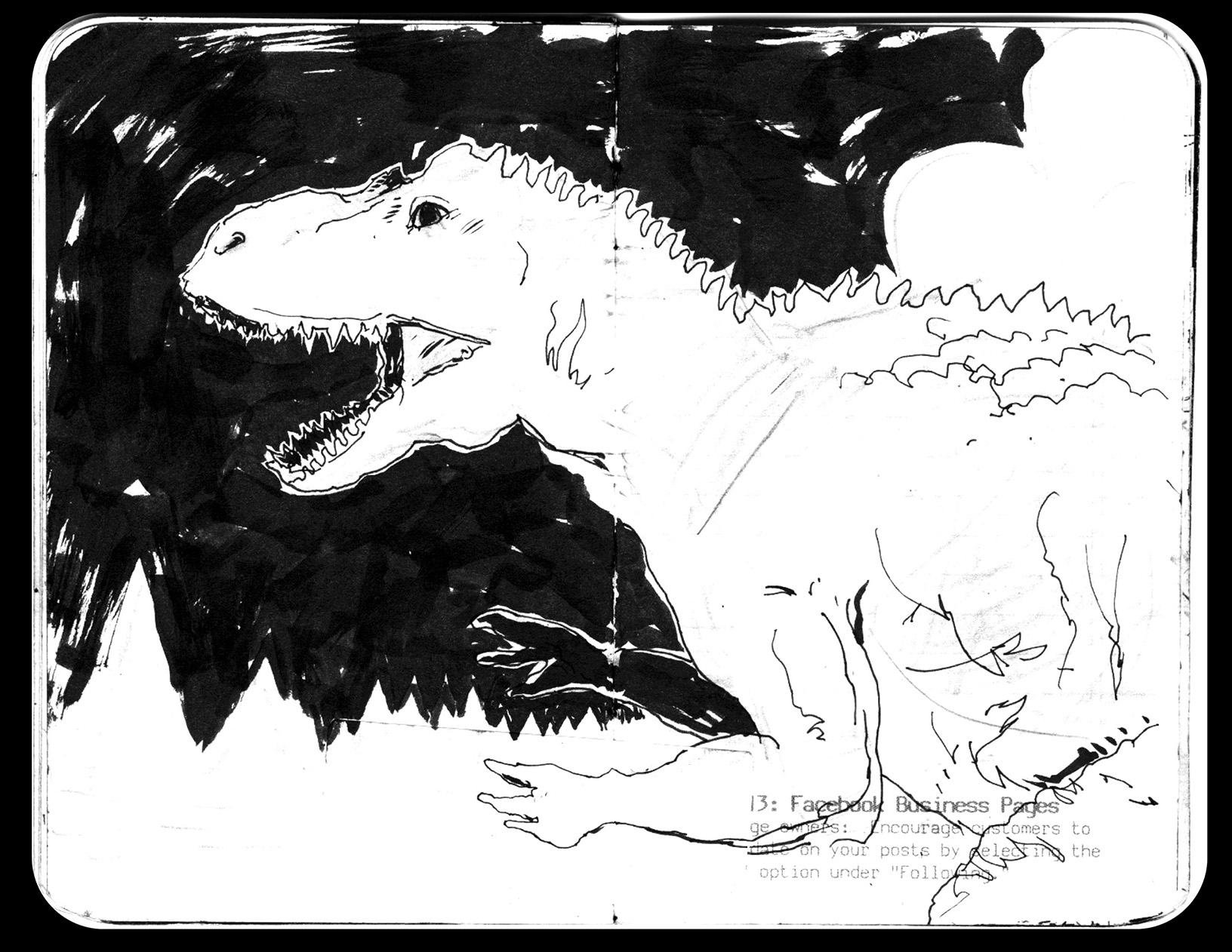 Dinosaur sketch